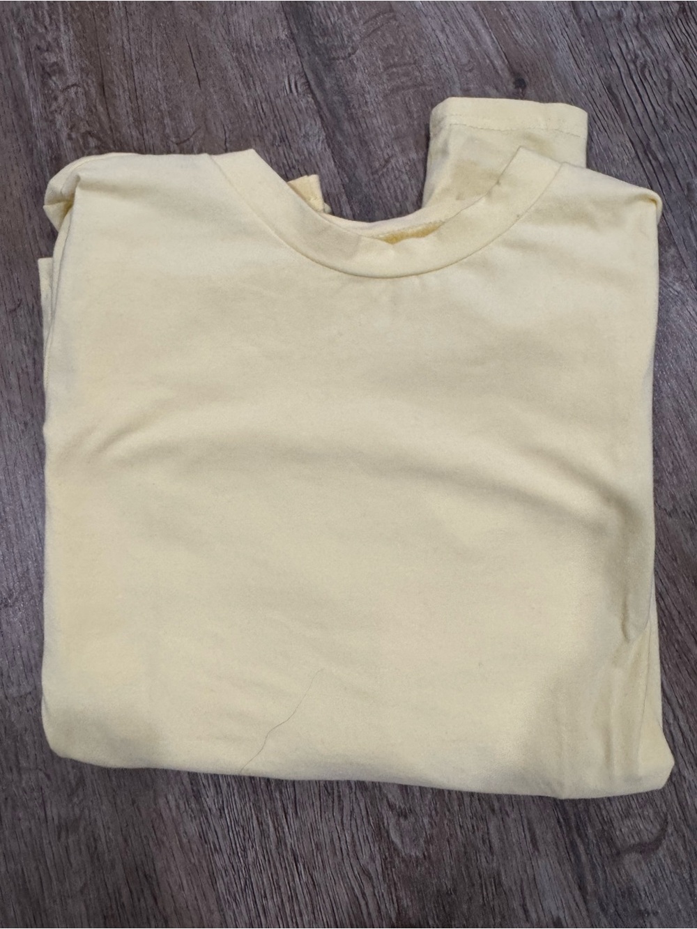 Women’s Soft Crewneck Tee - Pale Yellow